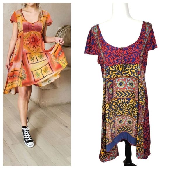 Guru For Life Dresses & Skirts - Guru NWT 100% Silk Sweetest Thing Dress Large